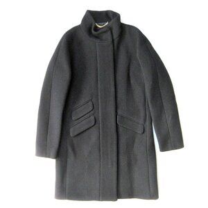 NWT J.Crew Cocoon Coat in Black Italian Stadium-Cloth Wool Jacket 00